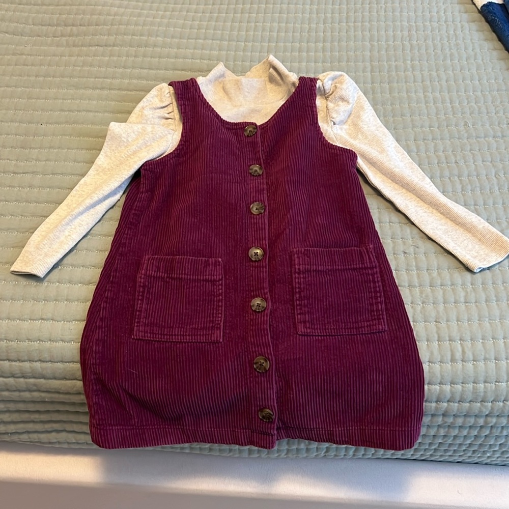 Gap corduroy jumper and mock neck top